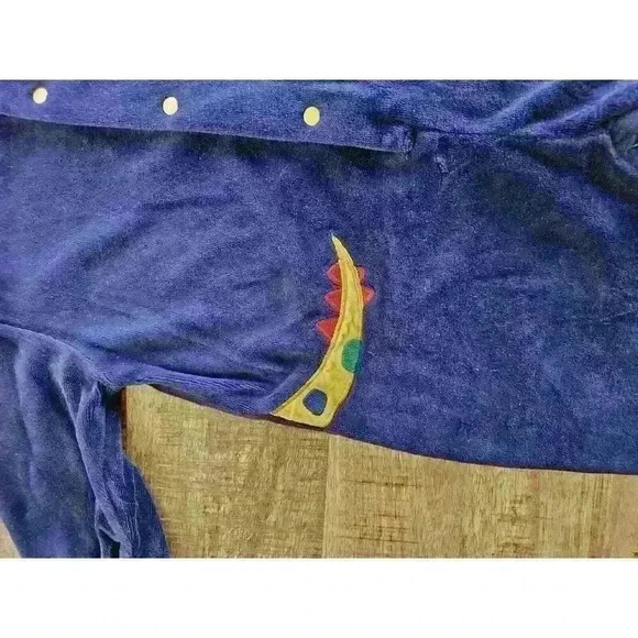 Vintage Baby Beluga New York Veloud Romper Baby Size 18 Months Dinosaurs - Picture 6 of 9